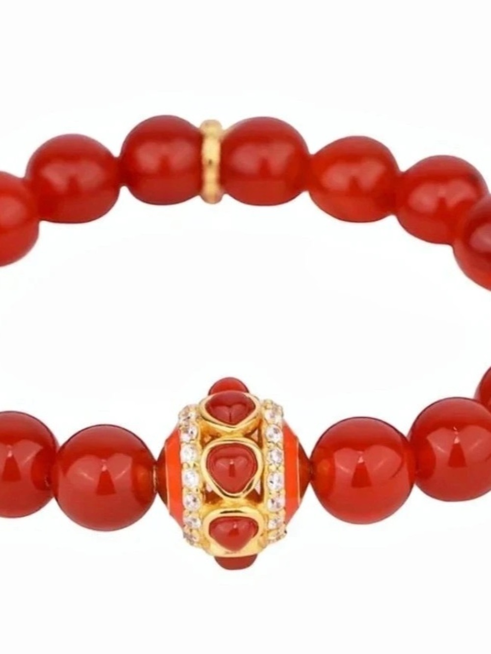 BuDhaGirl Spanish Angel Beaded Bracelet Flame